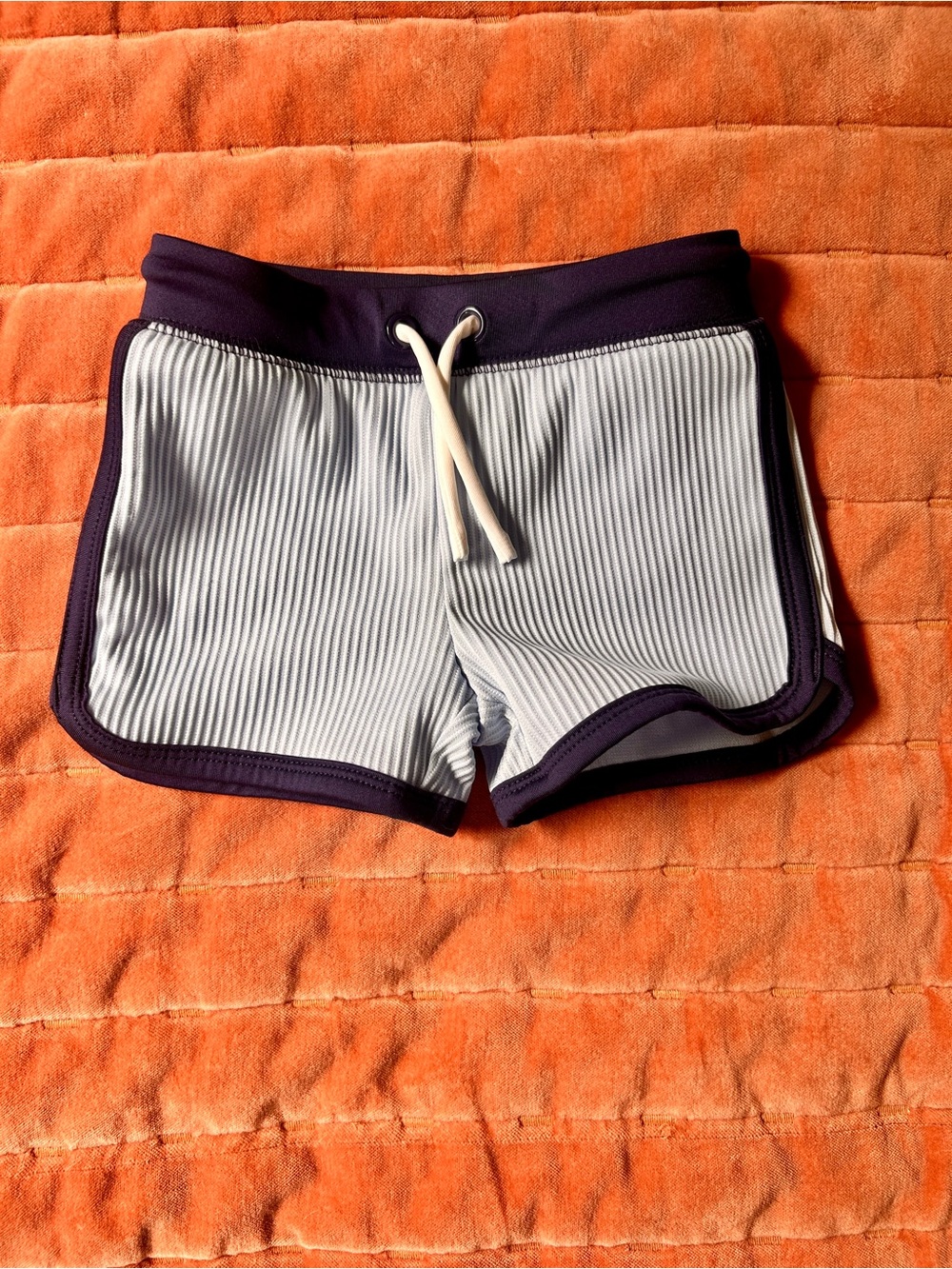 4T Retro Ribbed Swim Trunks